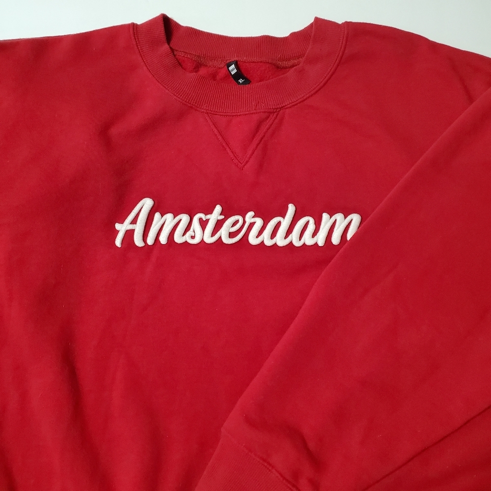 Red Sweater Crewneck